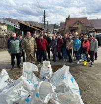 Майминский район вышел на субботники  