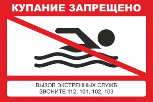 Правила безопасного поведения при купании и нахождения вблизи водоёмов