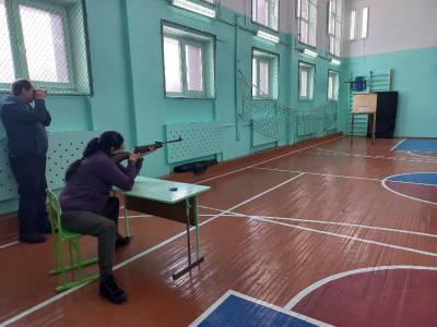 Соревнования по стрельбе из пневматической винтовки в зачет Малой спартакиады среди трудовых коллективов Майминского района, посвященной 100-летию государственного статуса Ойротской автономной области и Республики Алтай