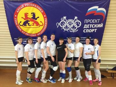 ЖЕНСКАЯ КОМАНДА МАЙМИНСКОГО РАЙОНА ПО ВОЛЕЙБОЛУ ЗАВОЕВАЛА ПУТЕВКУ НА XVIII ЛЕТНЮЮ ОЛИМПИАДУ СПОРТСМЕНОВ РЕСПУБЛИКИ АЛТАЙ