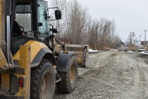 В Майминском районе начался ремонт дорог в частном секторе
