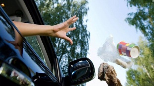 Ужесточена административная ответственность за сброс мусора с транспортных средств вне специально отведенных мест