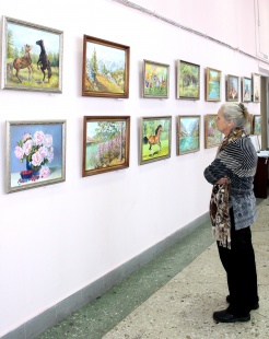 К 95-летию Майминского района: первая страница живого журнала истории района и открытие персональной выставки 