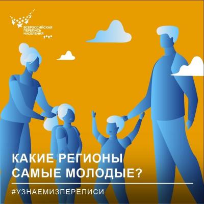 КАКИЕ РЕГИОНЫ РОССИИ САМЫЕ МОЛОДЫЕ, ПОКАЖЕТ ПЕРЕПИСЬ