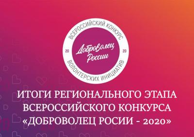 ОПРЕДЕЛЕНЫ ПОБЕДИТЕЛИ РЕГИОНАЛЬНОГО ЭТАПА ВСЕРОССИЙСКОГО КОНКУРСА «ДОБРОВОЛЕЦ РОССИИ – 2020»