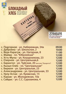 «Блокадный хлеб».