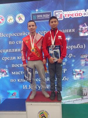 Майминские борцы в Новокузнецке заняли призовые места.