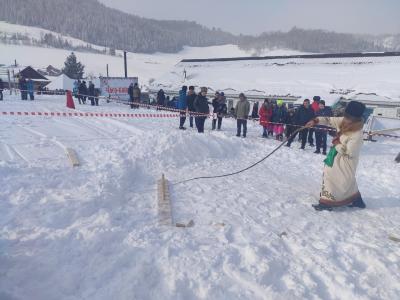 Соревнования по национальным видам спорта в рамках районного празднике "Чага Байрам 2020"