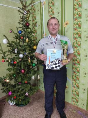 Владимир Третьяков (Майма) стал Чемпионом Республики Алтай по быстрым шахматам!